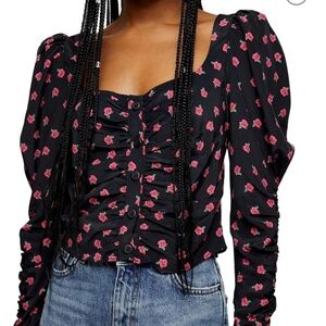 Tooshop Rose Floral Print Blouse 6